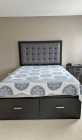 Bedroom Set for Sale &ndash; Modern Dark Wood(Excellent) - Photo 1 of 3