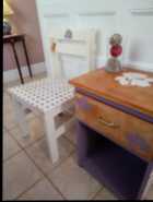 Bedside table and matching chair  - Photo 1 of 8