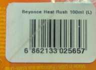 BEYONCE HEAT RUSH Spray 3.4 oz./100ml. Perfume - Photo 3 of 4