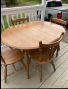 Solid Wood Table & Chairs