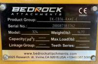 36" CAT 324; Deere 270/290 Excavator Rake - Photo 1 of 3