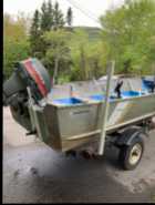 Boat motor and trailer  - Photo 2 of 4