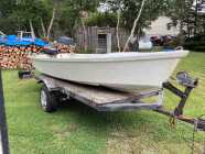 Boat,trailer and engine 