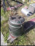 Bonavista: Antique large gas can