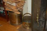 BRASS set of fireplace accessories - Photo 2 of 5
