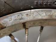 Bridgestone Motocross - M204 Tire / Rear Wheel  - Photo 3 of 5