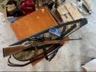 Browning 308 Rifle with Scope, Case, and Shells