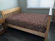 Bunk bed with mattresses