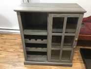 Cabinet - combination wine rack and storage 