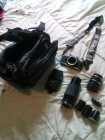 Olympus 010 with bag, strap ,telephoto lens, 28 mm ...