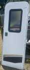camper door w/key and windows