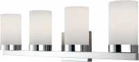 Canarm Milo 4-Light Vanity, Chrome Finish, Flat Op - Photo 1 of 2