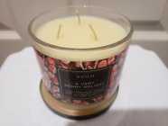candle with glass jar metal cover $21.95