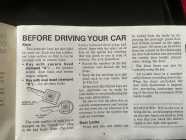 Chev Owners Manual  - Photo 1 of 3