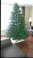 Artificial Christmas Tree 7.5ft. Easy to assemble. ...