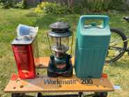 Coleman Lantern, case and fuel