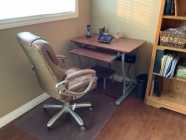 Computer desk, chair & floor protecter - Photo 1 of 2