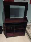 Computer desk and chair