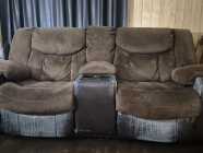 Recliner couch for sale, very comfy, with console and ...