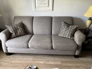 Deco Rest sofa and chair set with matching accent