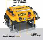 DEWALT Thickness Planer, Two Speed, 13-Inch (DW735