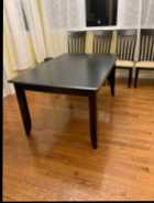 For sale a Solid Birch Dining Room Table & Chairs. ...