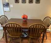 Dining table and 4 chairs