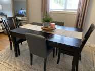 Dining table and 4chairs