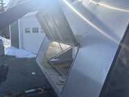 Double Skidoo trailer with clamshell