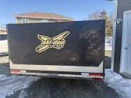 Double Skidoo trailer with clamshell - Photo 4 of 7