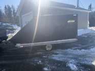 Double Skidoo trailer with clamshell - Photo 6 of 7