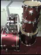 Drumset - 5 Piece - Mint - Plus Hardware & Cymbals - Photo 2 of 6