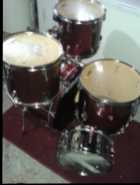 Drumset - 5 Piece - Mint - Plus Hardware & Cymbals - Photo 5 of 6