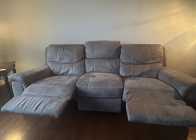 Dual reclining sofa - Photo 3 of 4