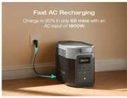  EcoFlow Delta 2 Max 2400/4800W Battery Generator - Photo 2 of 10