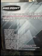 Electric Winch 2000lbs, Tow Rope & Snatch Block - Photo 1 of 4