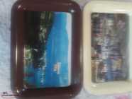 ELLISTON: VTG Ohio Art Toys Tin Tip Tray 40 each
