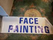 Face Painting vinyl sign