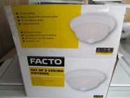 Selling Facto ceiling light white in colour. Takes ...