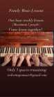 FAMILY MUSIC LESSON PACKAGES