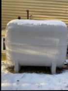 Fibreglass oil tank