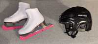 Figure skates & Hockey helmet