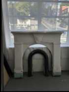 Fire Mantle with Cast Iron Insert 