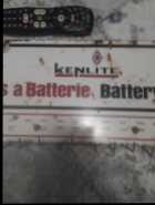 FIRM::: vtg Kenlite sign for "Cables a Batterie" a - Photo 1 of 3