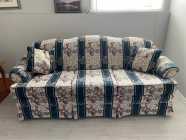 Floral Stripe Sofa and Loveseat Set - Photo 1 of 5