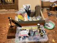 Fly materials and equipment. All you need for a starter ...