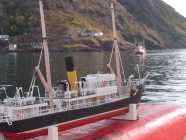 Folk art 15 inch replica of the S.S. GLENCOE.. - Photo 3 of 4