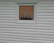 Folk art 15 inch replica of the S.S. GLENCOE.. - Photo 4 of 5