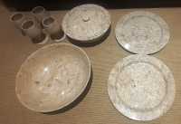 Fossil Stoneware Dishes from Afghanistan - Photo 1 of 5