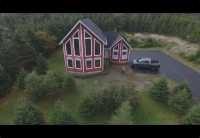 A-Frame House on private lot